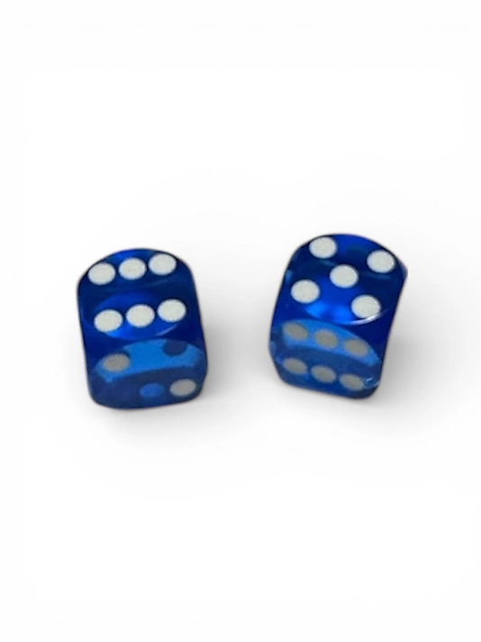 Blue Backgammon Precision Dice