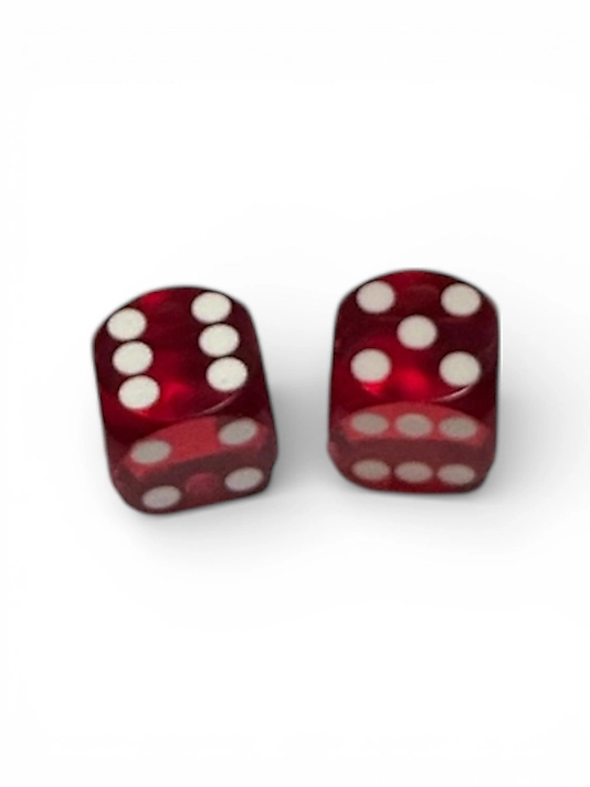 Red Backgammon Precision Dice