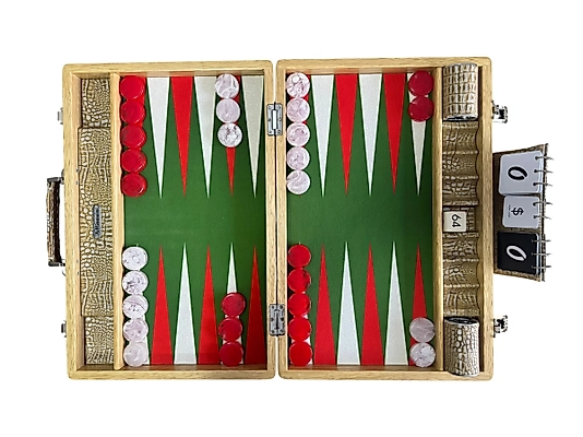 ArtGammon Limba Buddy Backgammon Board Removeable Surface