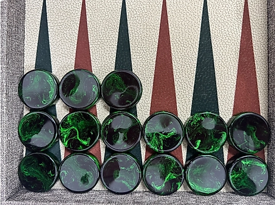Dark green 10mm x 44.5mm