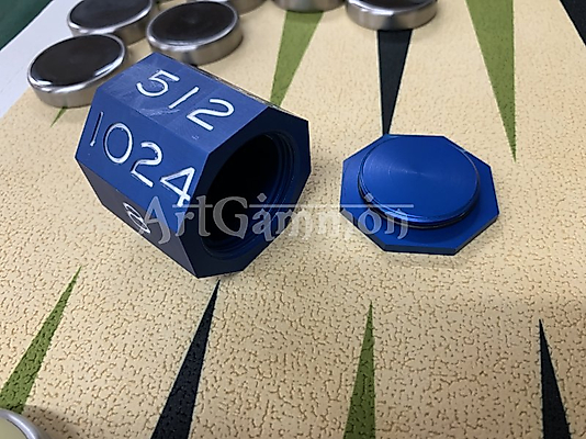 ArtGammon Octagon Doubling Cube