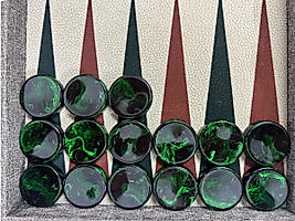Dark green 10mm x 44.5mm