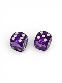 Purple Backgammon Precision Dice