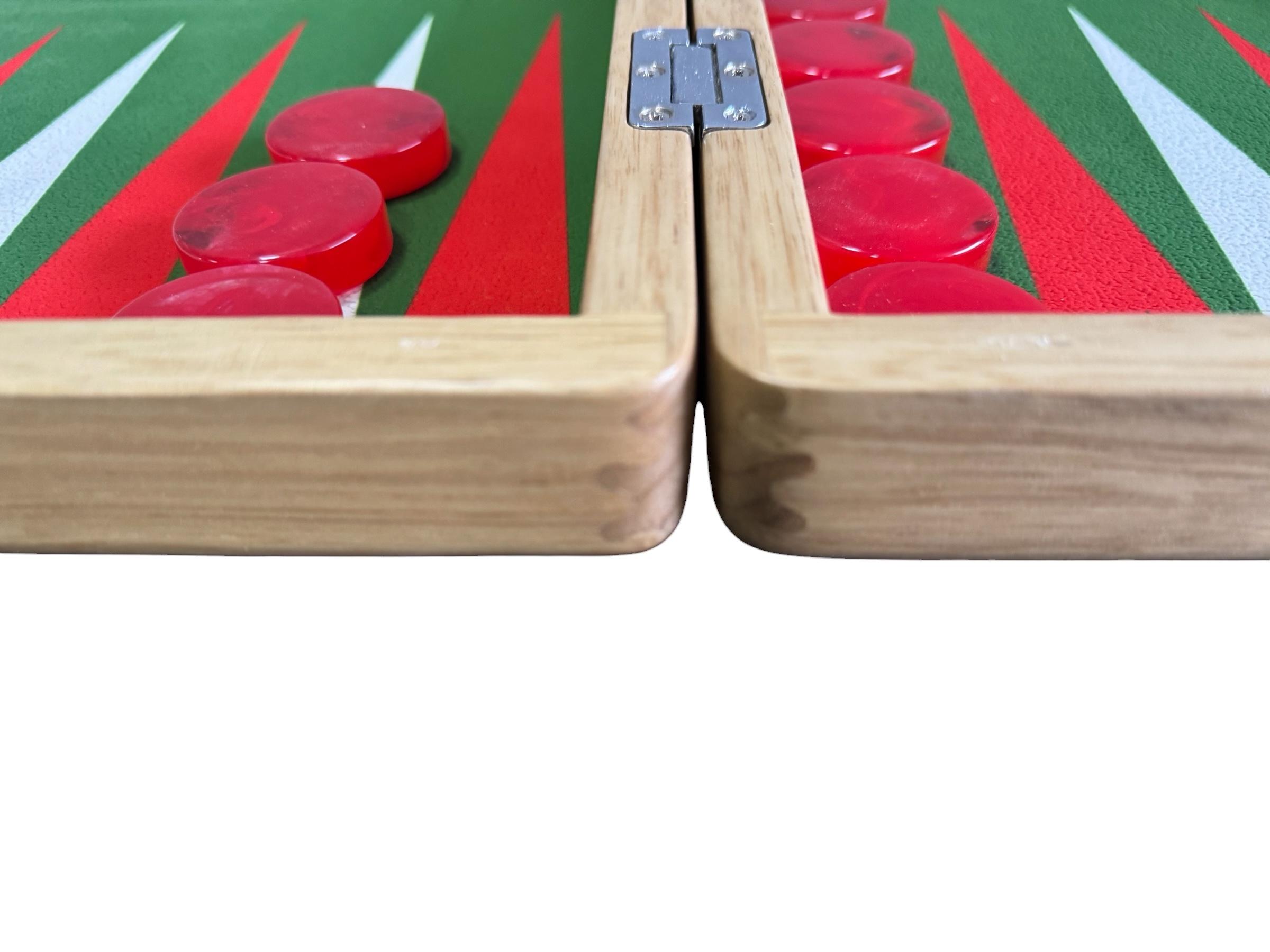 ArtGammon Limba Buddy Backgammon Board Removeable Surface